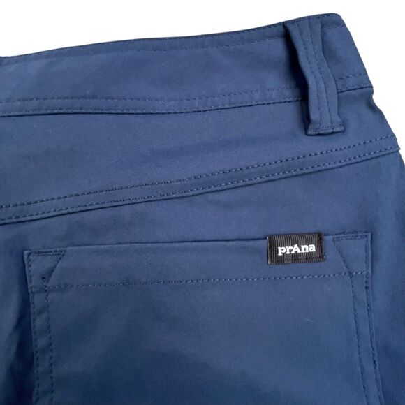 Prana ZION 5 Pocket Shorts Men’s 34 Stormy Night Blue 8” Inseam Stretch Hiking - Picture 11 of 15